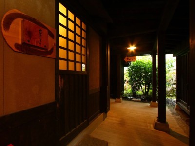 客室へ誘う回廊